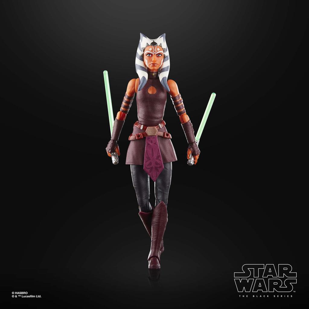 Hasbro Звездные войны Черная серия Асока Тано (падаван) Войны клонов 6-дюймовые (15см) Фигурка F7100, Возраст 4+