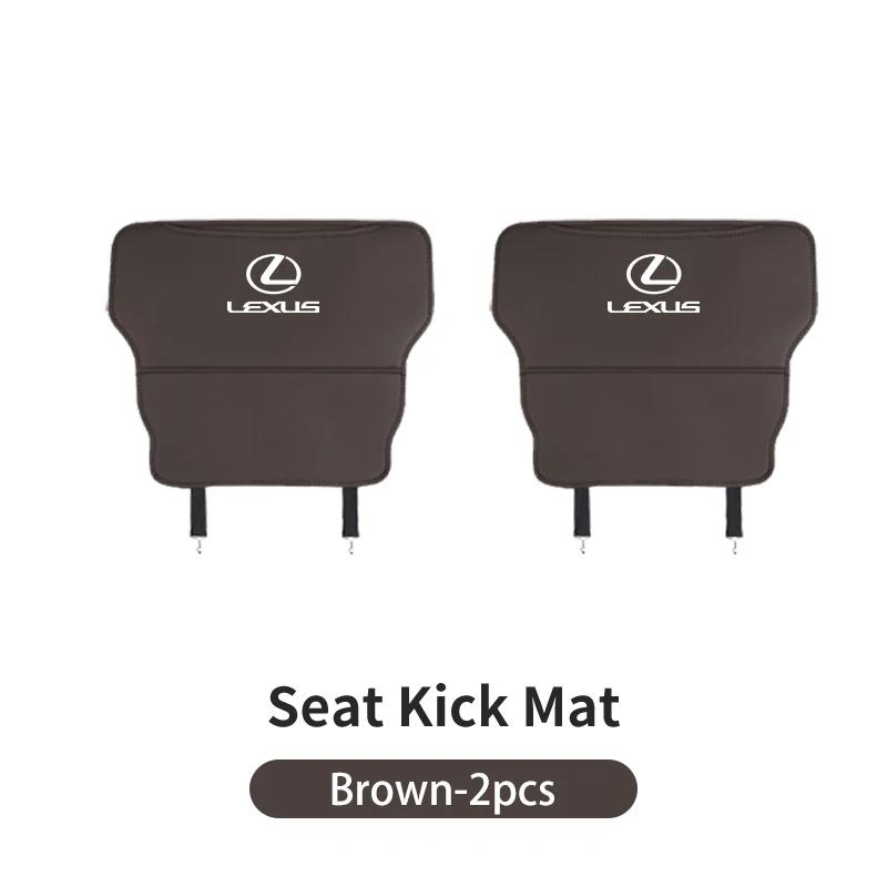 MMLU4 Car Seat Anti-Kick Pad Seatback Storage Protector Cover Accessories For Lexus UX250h RX450h CT200h RX400h NX300h RX350 RX300 GX4