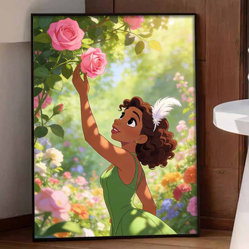 Disney Diamond Painting Kit Classic Floral Garden Home Decor Craft Perfect Gift Creative Diamond Art