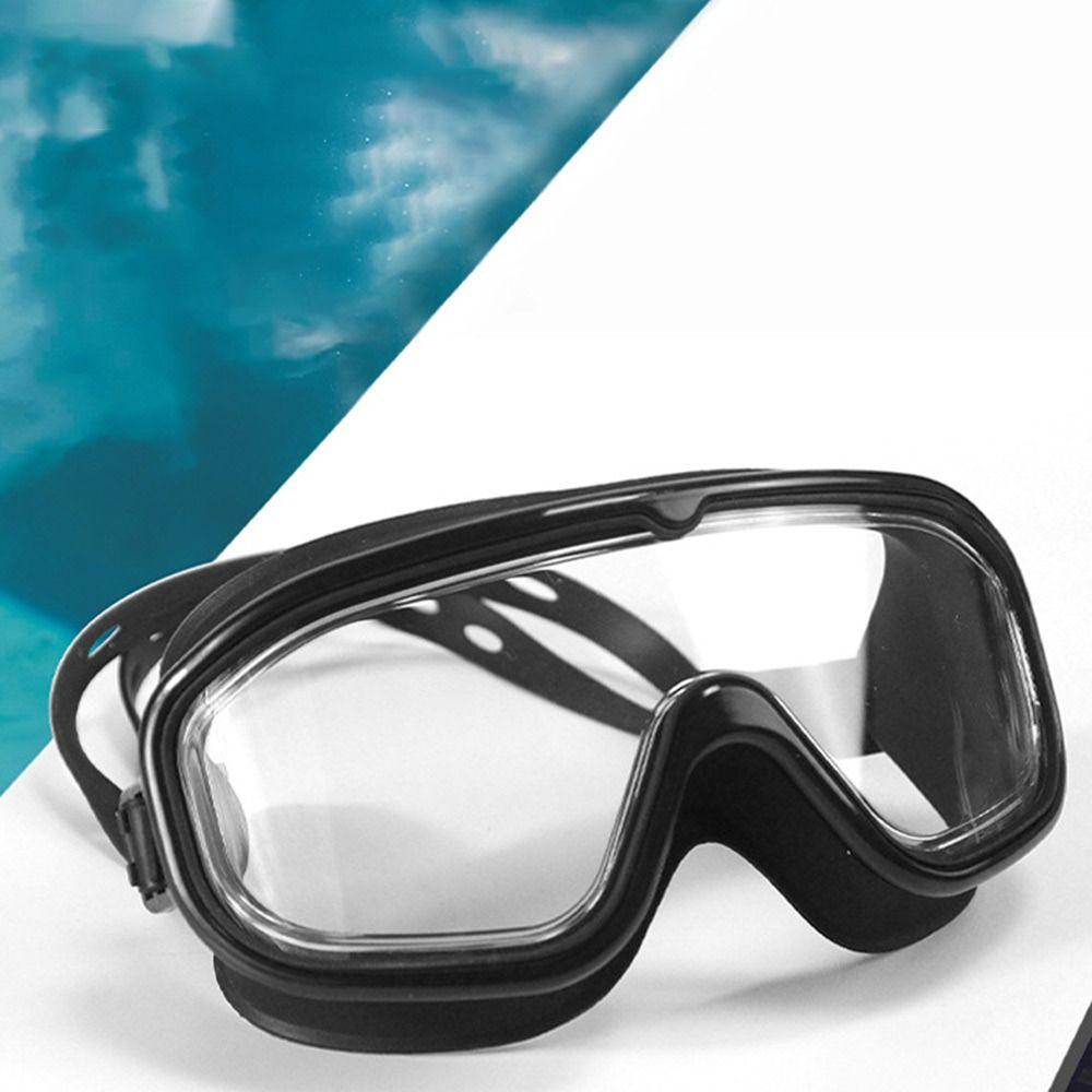 Wide View Swim Eyewear Big Frame Eyeglasses Useful Kids Swimming Goggles