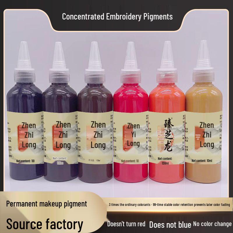 Beauty M Color VV Чернила для татуажа бровей и губ - Жидкие водостойкие косметические