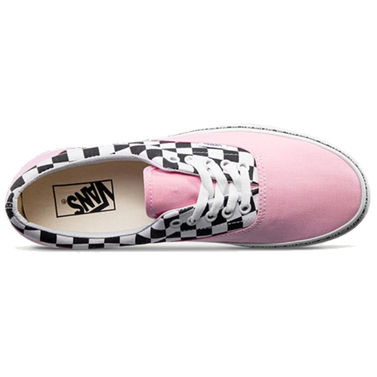 Vans Кеды Era Retro Casual для скейтбординга, унисекс, розовая клетка VN0A38FRTO1