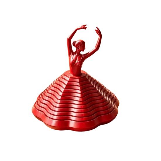 3D-печатная вращающаяся балерина, фиджет-игрушка, танцор балета, спиннер, спиральная сенсорная игрушка для снятия стресса, украшение для дома, офиса, рабочего стола