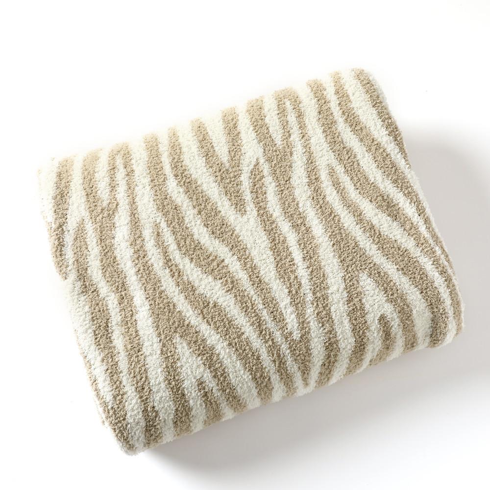 Мягкое флисовое одеяло с узором «гусиные лапки» в полоску зебры для дивана. Роскошное фланелевое одеяло для дивана-кровати, стула, плюшевое, теплое и уютное одеяло с геометрическим рисунком сетки.