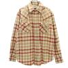 KENNINGTON 70s 80s Vintage Check Long Sleeve Western Shirt L Brown Men's Used