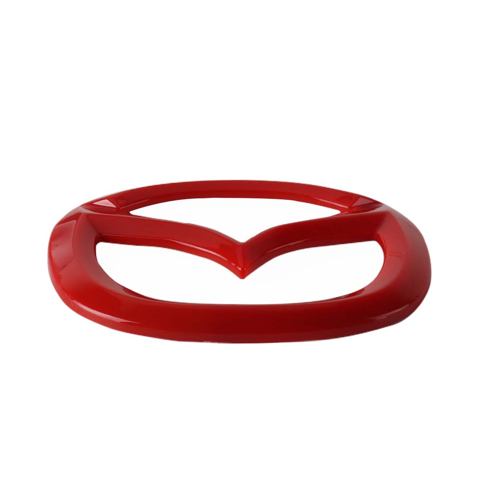 1PCS Car Steering Wheel Front Emblem Badge Logo Sticker For Mazda 2 3 5 6 7 323 626 RX7 RX8 MX5 MX3 Axela Atenza CX-3 CX-4 MPS