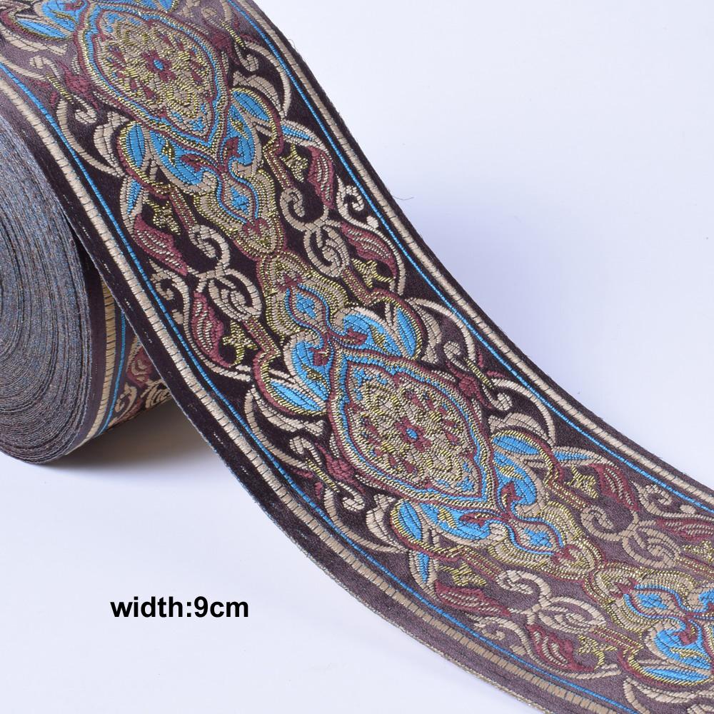 1 м красочная цветочная шотландская лента, рождественские ленты, кружевная ткань