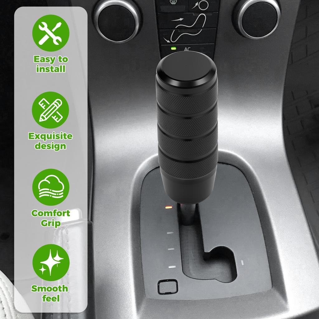 Ручка переключения передач автомобиля 3,74 дюйма Алюминиевая автомобильная ручка переключения передач с 3 резьбовыми адаптерами M8 M10 M12 Ручка в стиле рычага переключения передач для автомобилей