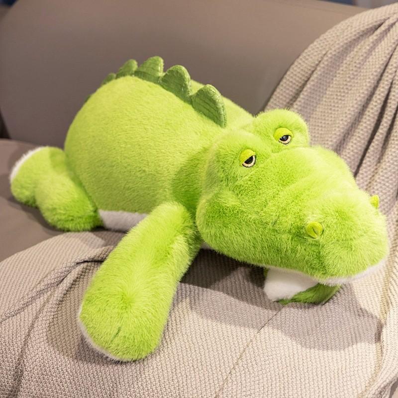 Green Crocodile Plush Toy Animal Stuffed Doll Room Bed Decoration Gift Kids