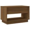 Vidaxl Szafka Pod Tv, Brązowy Dąb 70X41X44 Cm Materiał Drewnopochodny