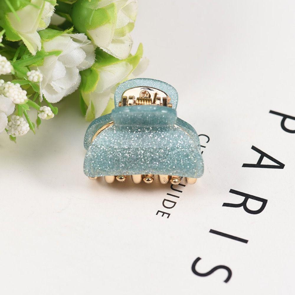 Barrette Acrylic Hair Clip Candy Colors Butterfly Hair Clip Cute Hairpin Clamp  Women Girl