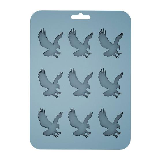 Силиконовый поддон для льда Eagle, 9-гнездная, легкосъемная форма для шоколадного печенья, сделай сам, креативная форма для приготовления кубиков льда в форме животного для выпечки на кухне