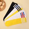 Kids Knee High Socks Girls Boys Football Stripes Cotton Sports School Socks