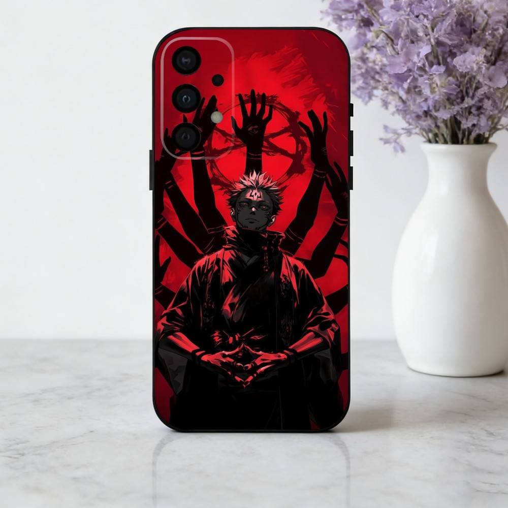 R-Ryomen S-Sukuna J-J-Jujutsu K-Kaisen-N Чехол для телефона для Samsung Galaxy A73,A72,A71,A70,A53,A52,A51, Мягкий силиконовый черный чехол