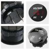 Plastic DC 12V-24V Panel Motorcycle Battery Gauge Car Voltmeter Voltage Meter