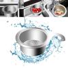 Multi-functional Basket,Stainless Steel Swan Sink Strainer Basket, Tap Hanging Filter Basket, Corner Sink Strainer