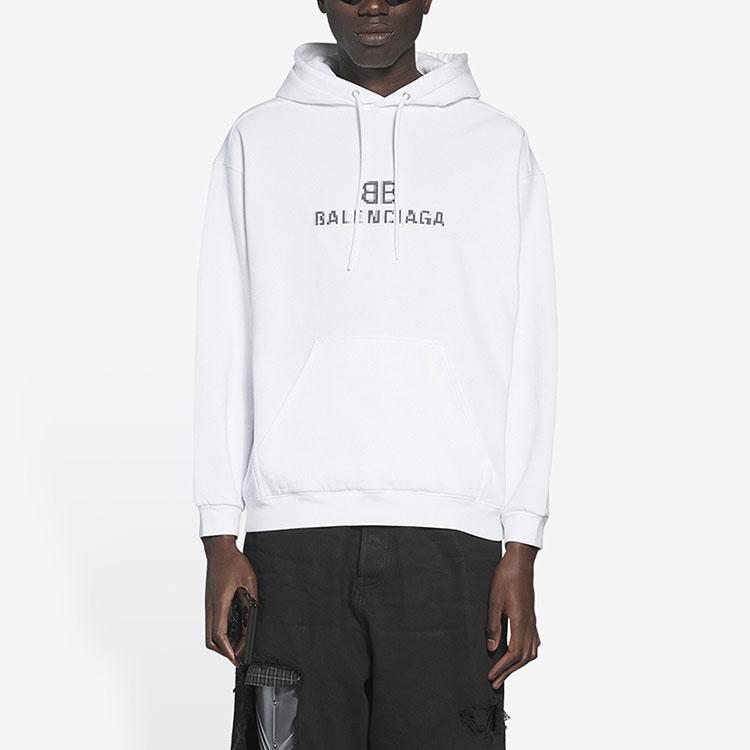 Balenciaga Sweatshirt Regular Fit Men's White 600583TKVI89040