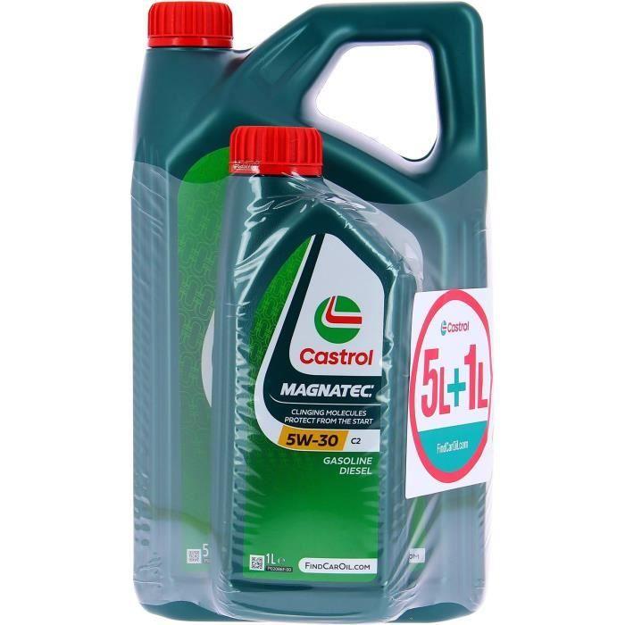 Huile Moteur - CASTROL MAGNATEC - 5W-30 C2 - 5L+1L - Offre spéciale