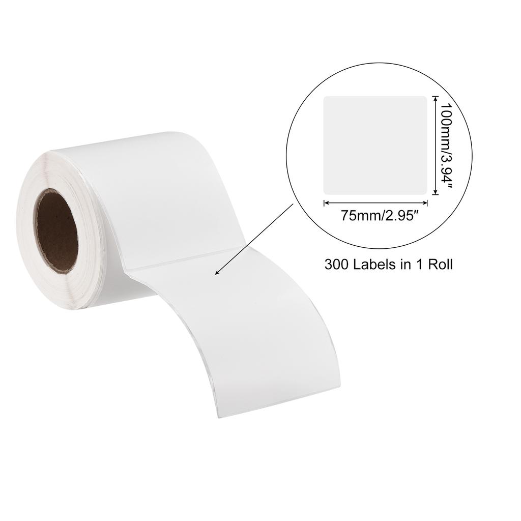 1 Roll Direct Thermal Label Shipping Stickers for Packaging Craft Projects White 250-10000 Labels Self Adhesive Thermal Labels