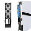 With the New PS5 PS5 Pro Cooling Fan with Automatic Temperature Fan Speed LED USB Low Rapid Heat PS5 Peripheral Compatible with Both Disc and Digital