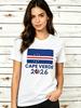 Cape Verde Flag 2026 Football Graphic Crew Neck T Shirt Casual Patriotic Tee For Unisex Daily Streetwear Tee