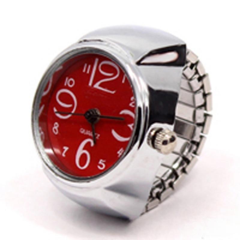 1PC Personalized Men's and Women's Finger Watch Hot Sale Couple Ring Watch Fashion Alloy Case