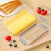 with Spoon Butter Cutter Storage Box with Cutting Net Cheese Container  Kitchen Baking