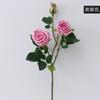 Декоративное украшение из искусственных цветов, имитация гофрированной розы, европейская 3-головая увлажняющая роза, имитация цветка
