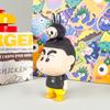 Crayon Shinchan Labubu Pvc Collectible Figure With Assembly For Desktop Decor Fans
