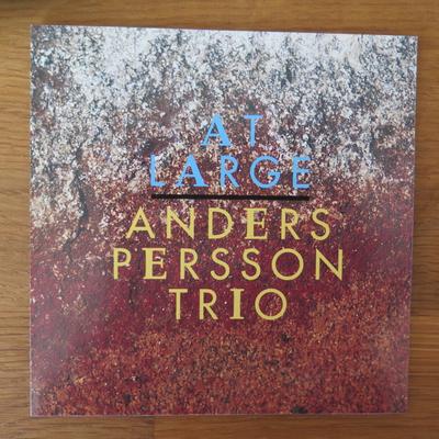 CD ANDERS PERSSON TRIO - At Large DRCD286 Dragon 1996 Япония Джаз Б/у