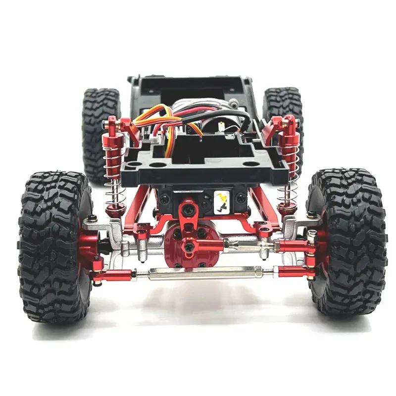 Front and Rear Axle Assembly for 1/12 MN82 LC79 MN78 Metal Upgrade Parts Kit RC Car OP Accessories