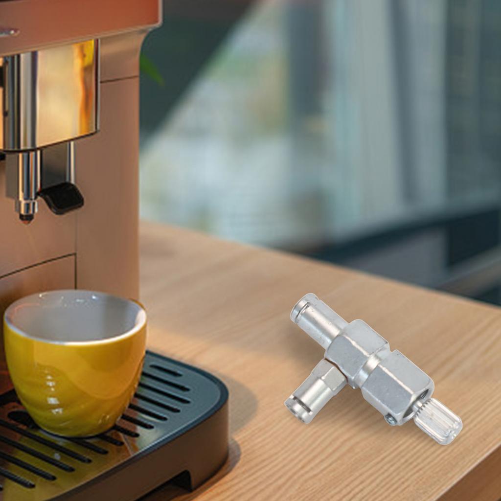 Steam Control Valves for Coffee Makers Space Saving Aluminum Alloy Adapter