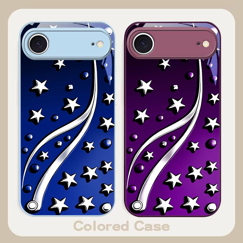 Глубокая ночь со звездами Для iPhone 17 Air 16 E 15 14 13 Plus 12 mini 17 Pro Max 11Pro XR Xs X 7 8 11 Закаленное Стекло Чехол для Телефона