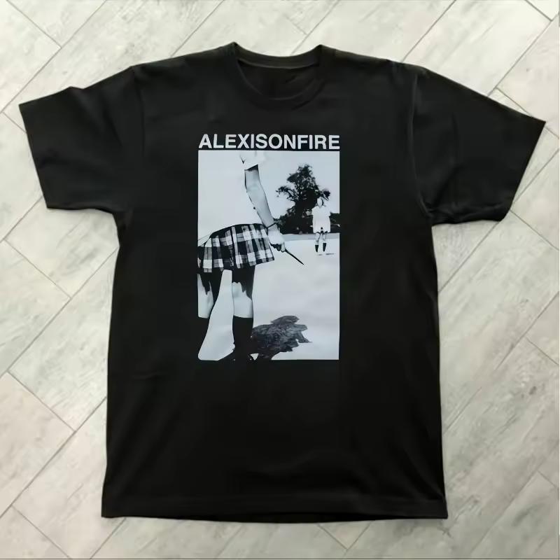 Retro Alexisonfire Band Men's T shirt Y2K T shirt Retro Summer New Style Unisex Casual T shirt