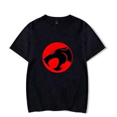 Модная Аниме-Футболка с Мультяшным Принтом Thundercats для Мужчин и Женщин Уличная Оверсайз Харадзюку Удобная Одежда Футболки для Пары