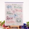 Stamp Word DIY Craft Seal Word Handmade TPR Album Expression Accessory