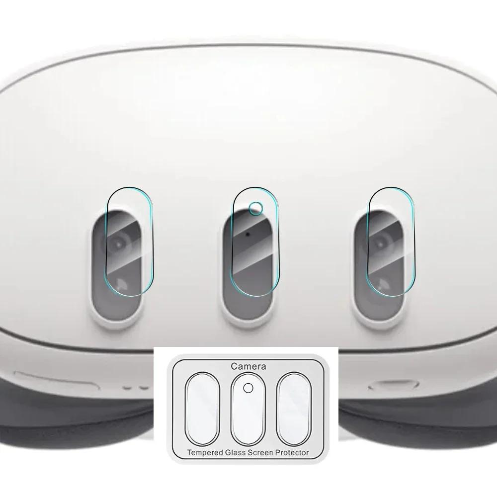 Для Meta Quest 3 VR Защитная пленка для объектива из закаленного стекла HD Прозрачная защитная пленка от царапин для аксессуаров Meta Quest3