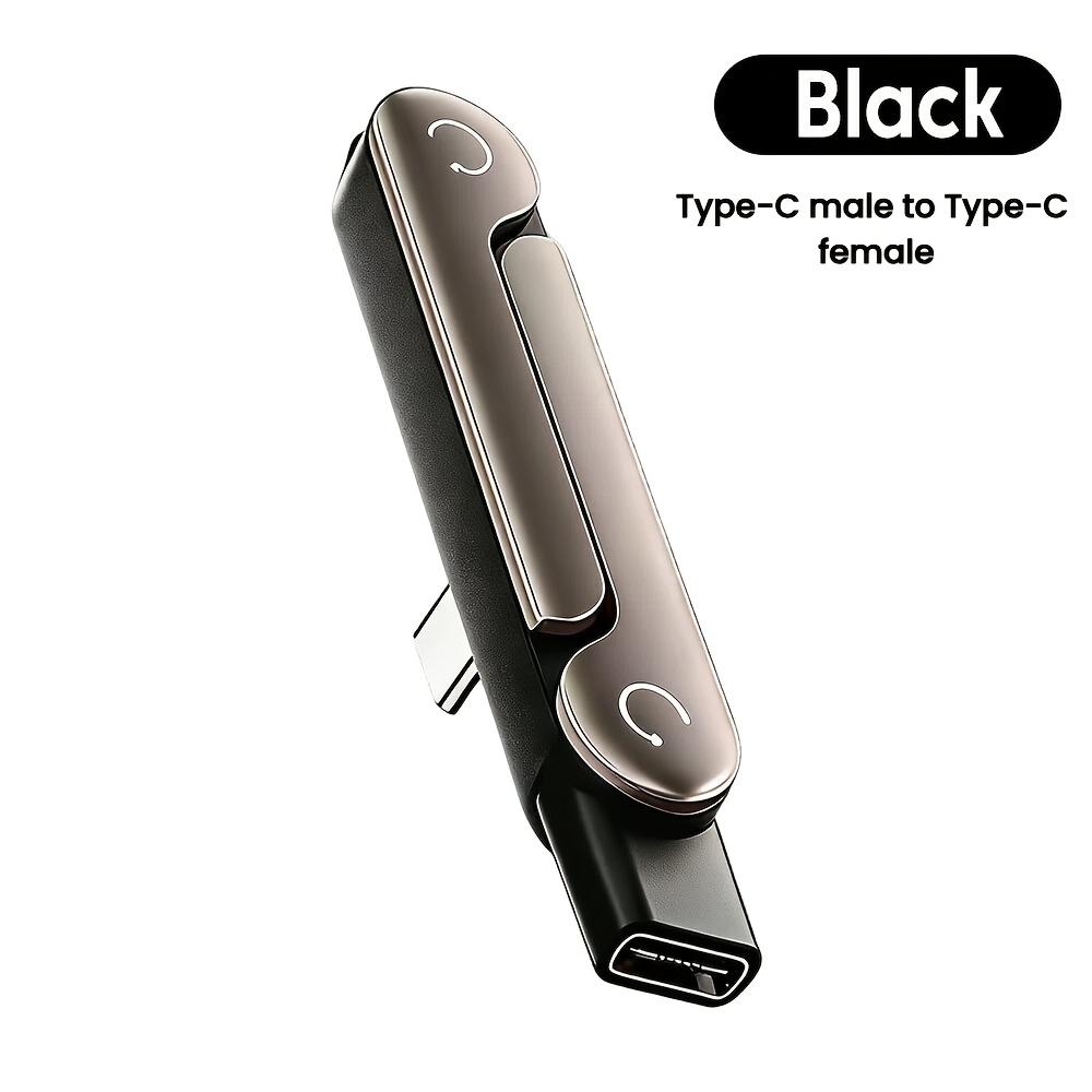 240 Вт Адаптер-крепление, Складной адаптер-крепление Type-C на Type-C OTG, Передача данных USB 2.0, Адаптер-крепление 240 Вт для быстрой зарядки