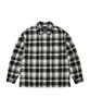Brushed Ombre Check Shirt Black