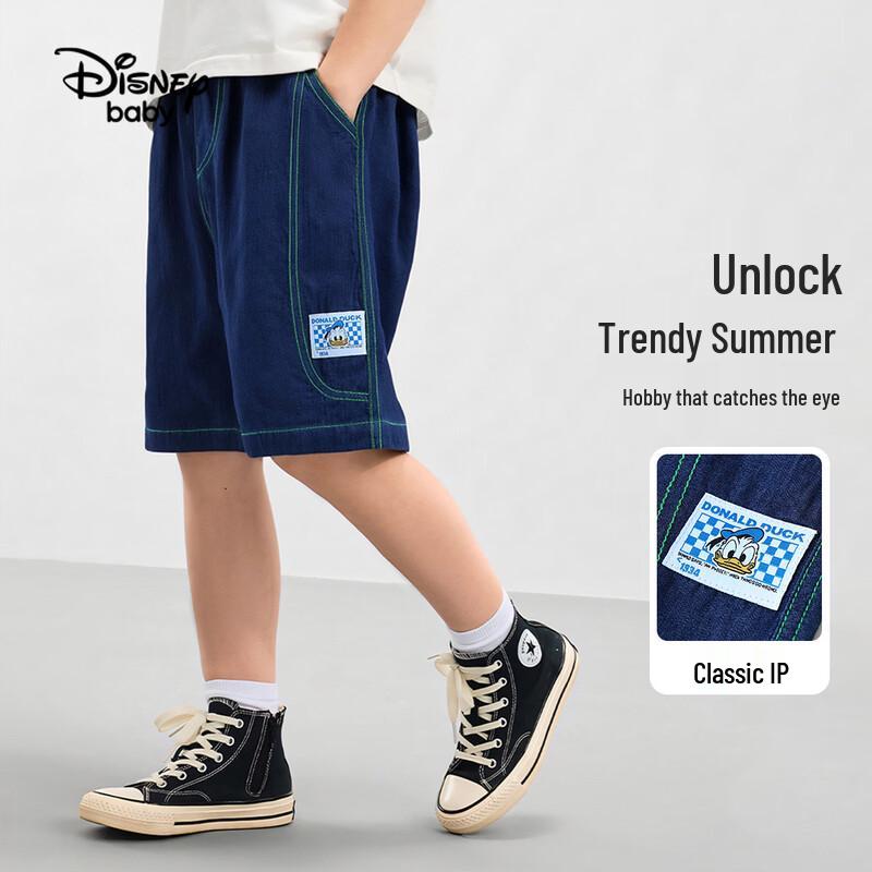 Джинсовые шорты для малышей мальчиков Disney
