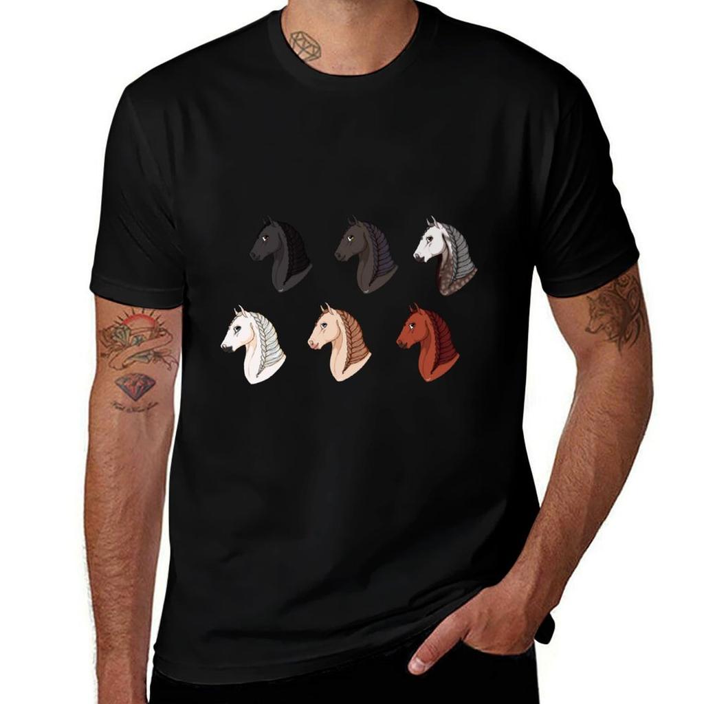 All andalusians pack T-Shirt Anti-Fade Casual Tee Shirt