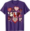 Логопед Валентинов День SLP Терапия Футболка