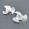 Small Power Mini Plastic Fan Blade 3 Leaves For Hairdryer Motor