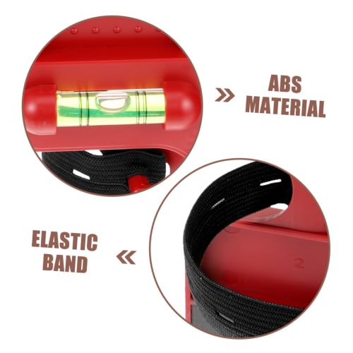 OSALADI 2-Piece Foldable Bubble Angle Indicator for Measuring Tube Angle and Pipeline Positioning