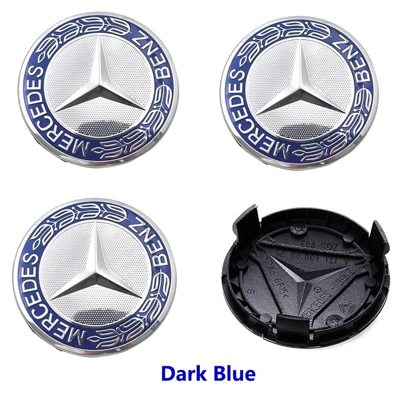 4pcs 75mm Car Wheel Center Caps Hub Caps Rims Cover For AMG A B C S Class E GLA CLA GLB GLE GLK GLS Mercedes Benz Accessories