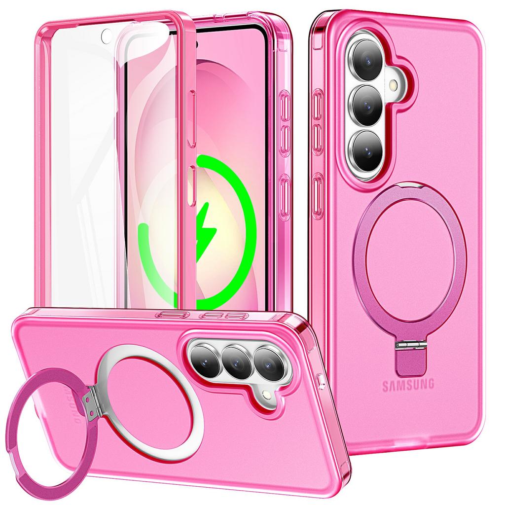 For iPhone 17 Pro Max Magnetic Case TPU + PC Shockproof Phone Cover