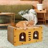 Sturdy Cat Scratching Board Non-Slip Cat Scratching Nest Play Balls Vertical Crawler  Villa