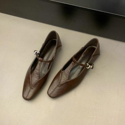 Мода 2025 Новые Осенние Балетки Дизайнерский Бренд Женские Повседневные Лоферы Модные Туфли Мэри Джейн Круглые Женские Mujer