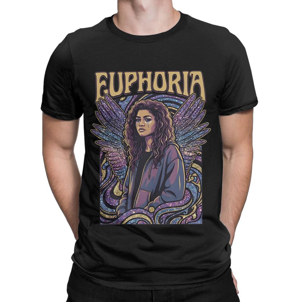 eEuphoria Rue and Glitter Wings Funny 100 Cotton TShirt eEuphoria Tees Tops For Unisex