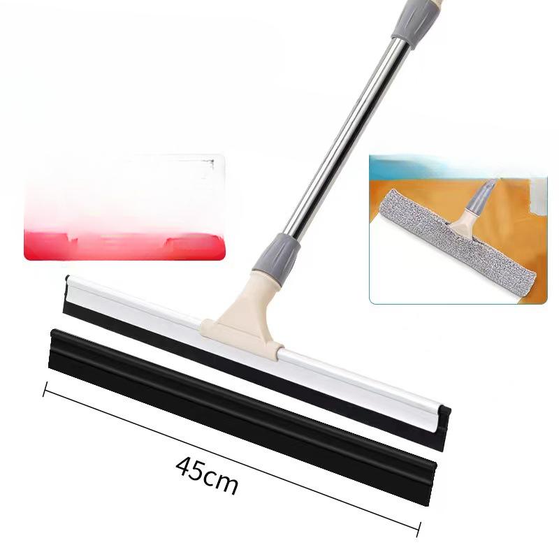 Bathroom Wiper Floor Mop Bathroom Magic Broom Cleaning Object Household Rubber Retractable Mop